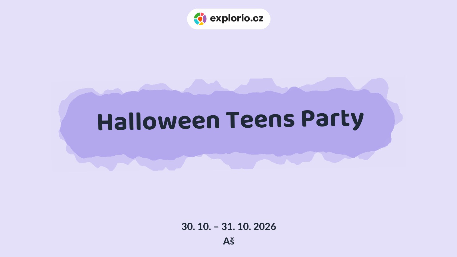 Halloween Teens Party – divadlo, Hudba a Kino, Aš