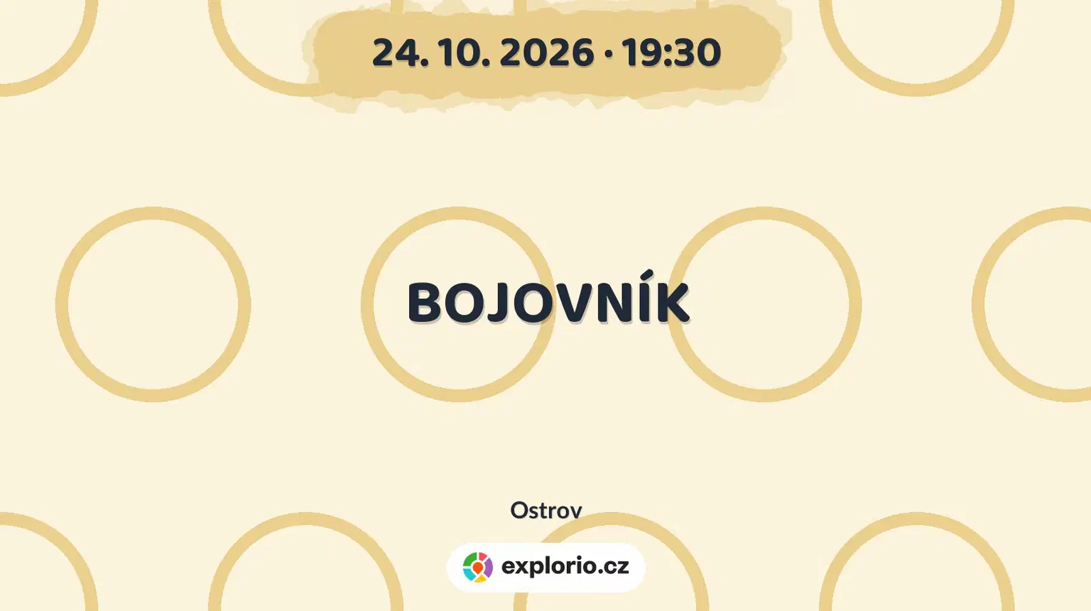 BOJOVNÍK – divadlo, Hudba a Kino, Ostrov