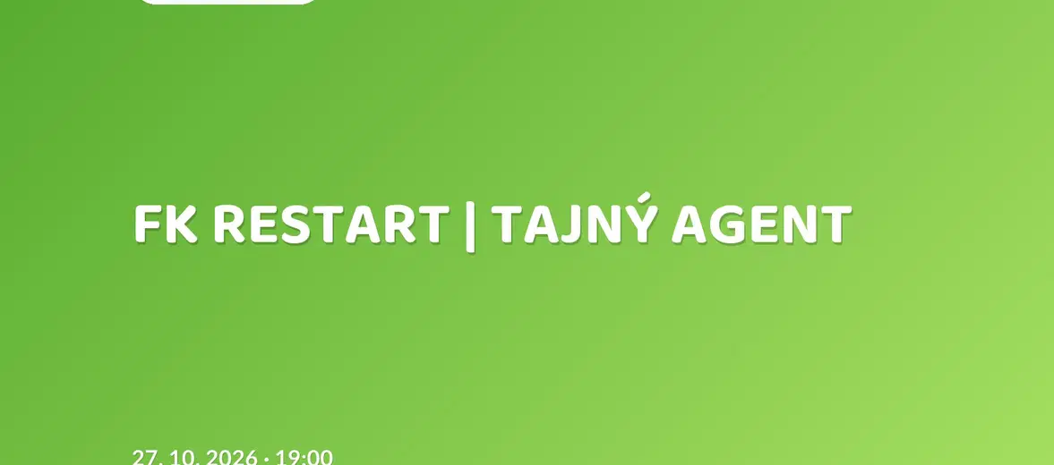 FK RESTART | TAJNÝ AGENT – divadlo, Hudba a Kino, Ostrov