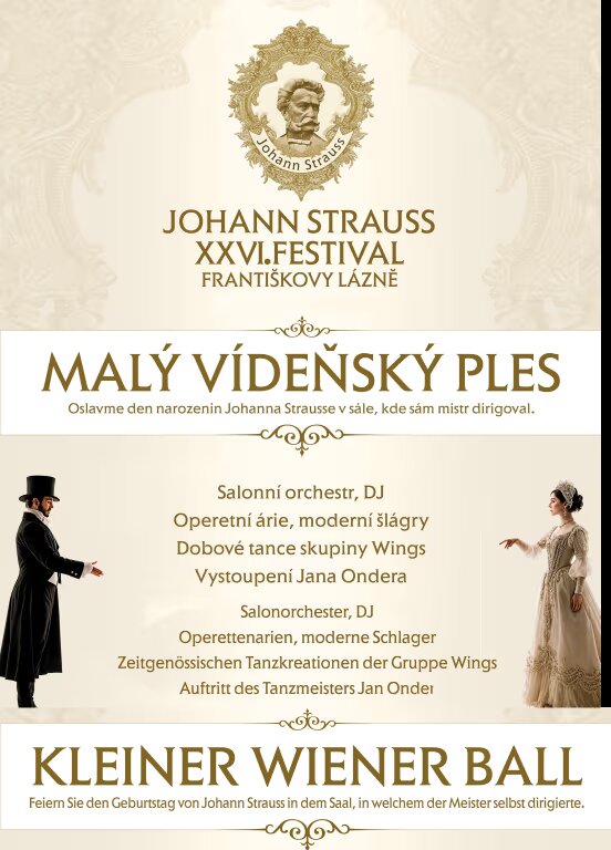 MALÝ VÍDEŇSKÝ PLES – divadlo, Hudba a Kino, Františkovy Lázně – fotka 2