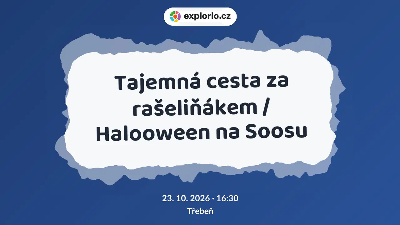 Tajemná cesta za rašeliňákem / Halooween na Soosu – tvořivé dílny a Workshopy, Třebeň
