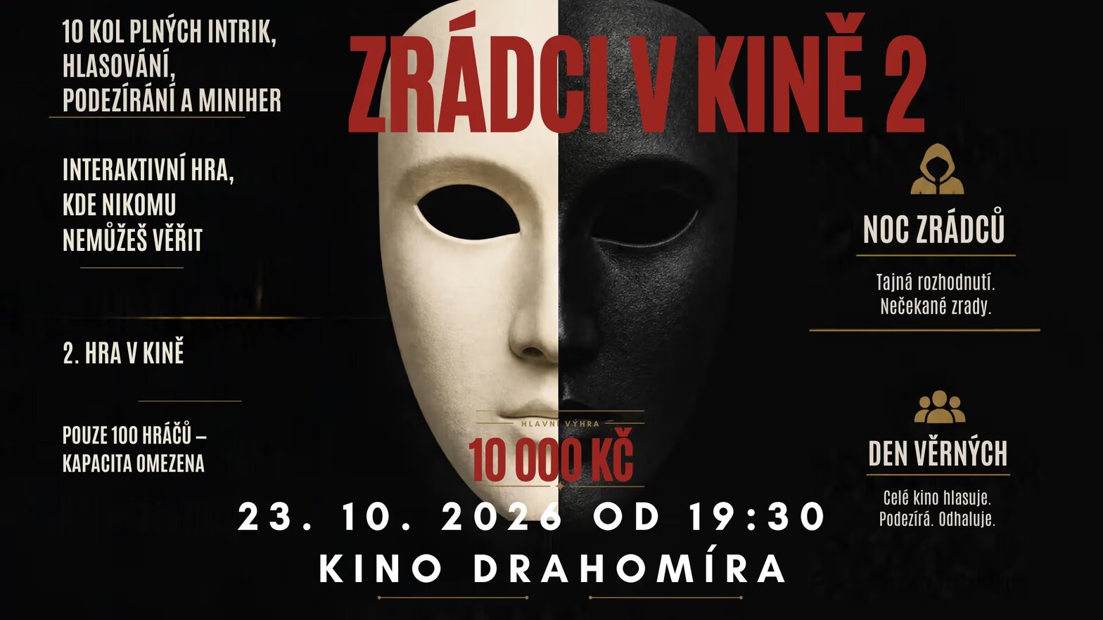 🎭 ZRÁDCE V KINĚ 2 – divadlo, Hudba a Kino, Karlovy Vary – fotka 2