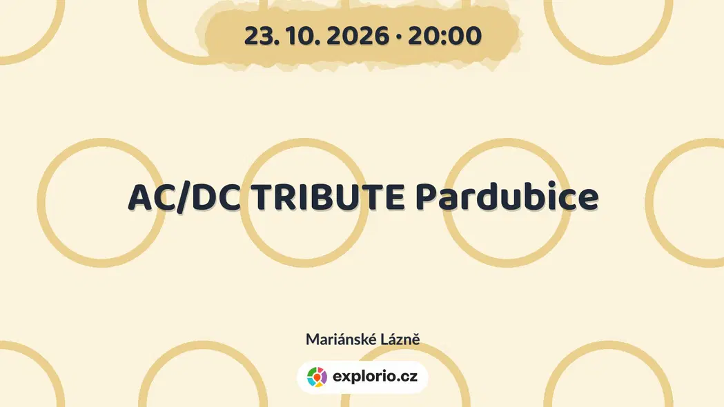 AC/DC TRIBUTE Pardubice – divadlo, Hudba a Kino, Mariánské Lázně