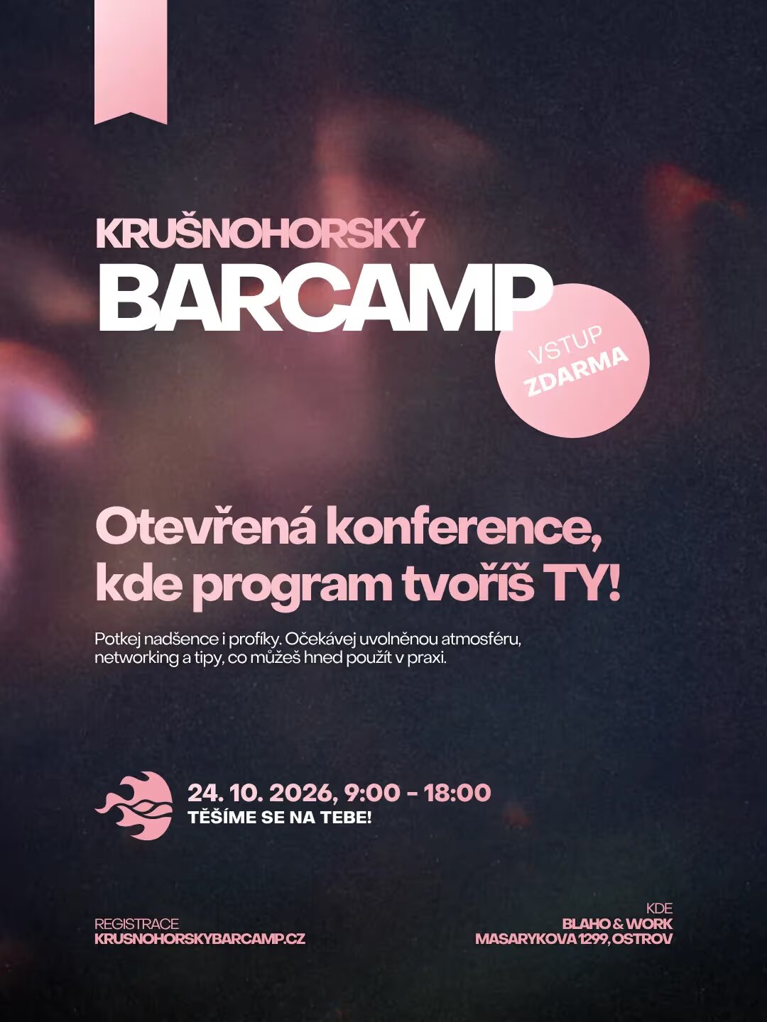 Krušnohorský Barcamp 2026 – tvořivé dílny a Workshopy, Ostrov – fotka 2