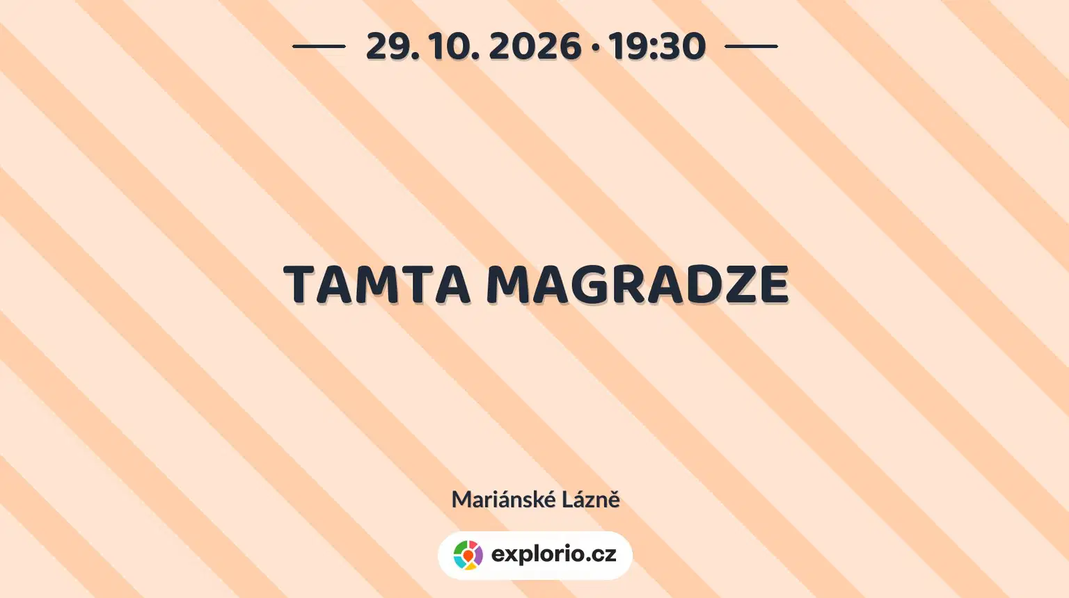 TAMTA MAGRADZE – divadlo, Hudba a Kino, Mariánské Lázně
