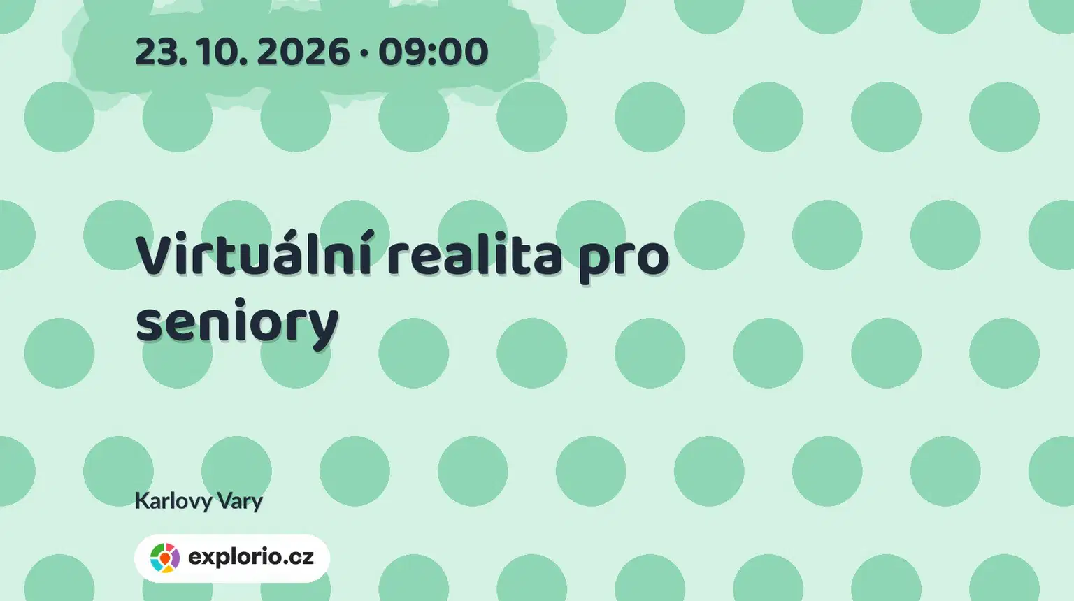 Virtuální realita pro seniory – prohlídky a Muzea, Karlovy Vary