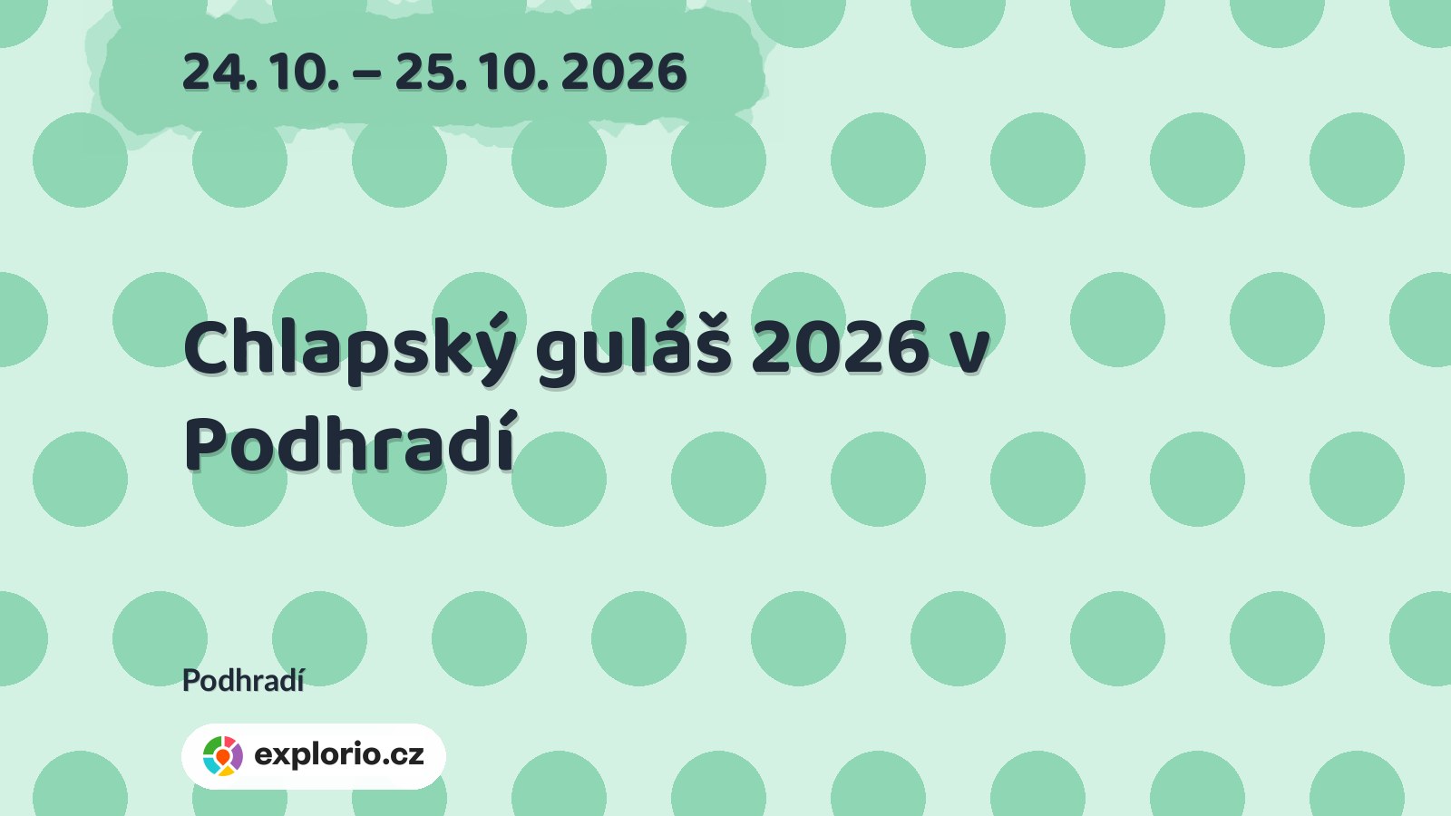 Chlapský guláš 2026 v Podhradí – festivaly a Slavnosti, Podhradí