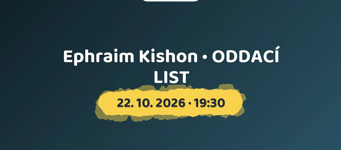 Ephraim Kishon • ODDACÍ LIST – divadlo, Hudba a Kino, Mariánské Lázně