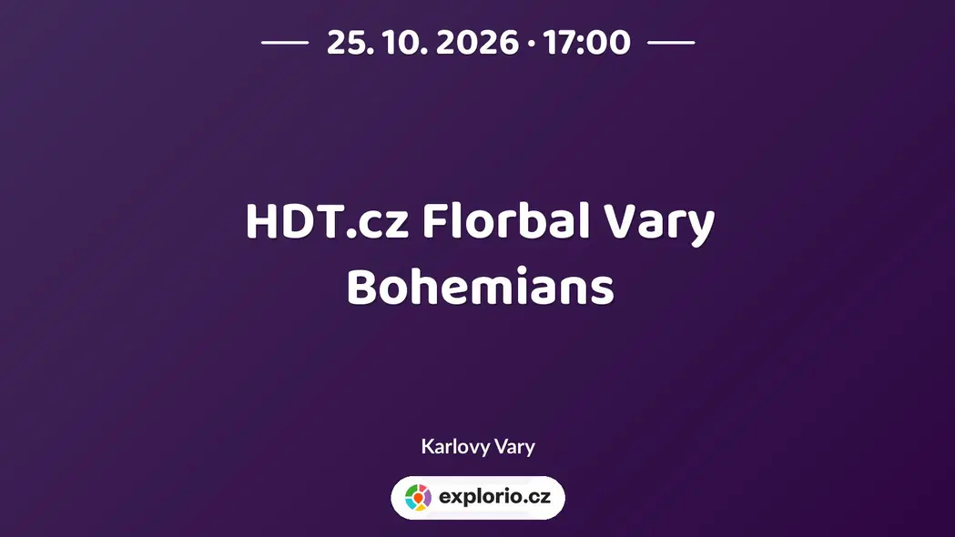 HDT.cz Florbal Vary Bohemians – sport a Pohyb, Karlovy Vary