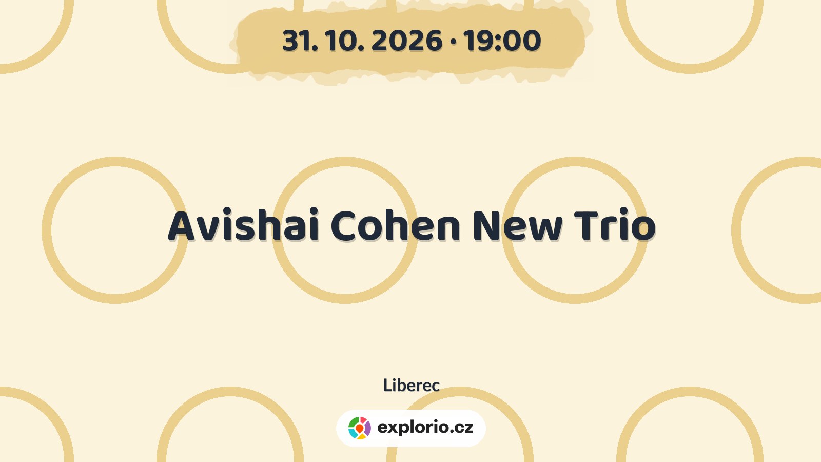 Avishai Cohen New Trio – divadlo, Hudba a Kino, Liberec