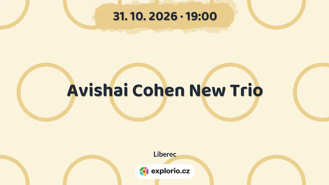Avishai Cohen New Trio – divadlo, Hudba a Kino, Liberec