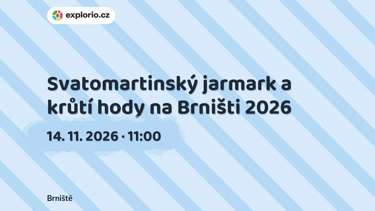 Svatomartinský jarmark a krůtí hody na Brništi 2026 – festivaly a Slavnosti, Brniště