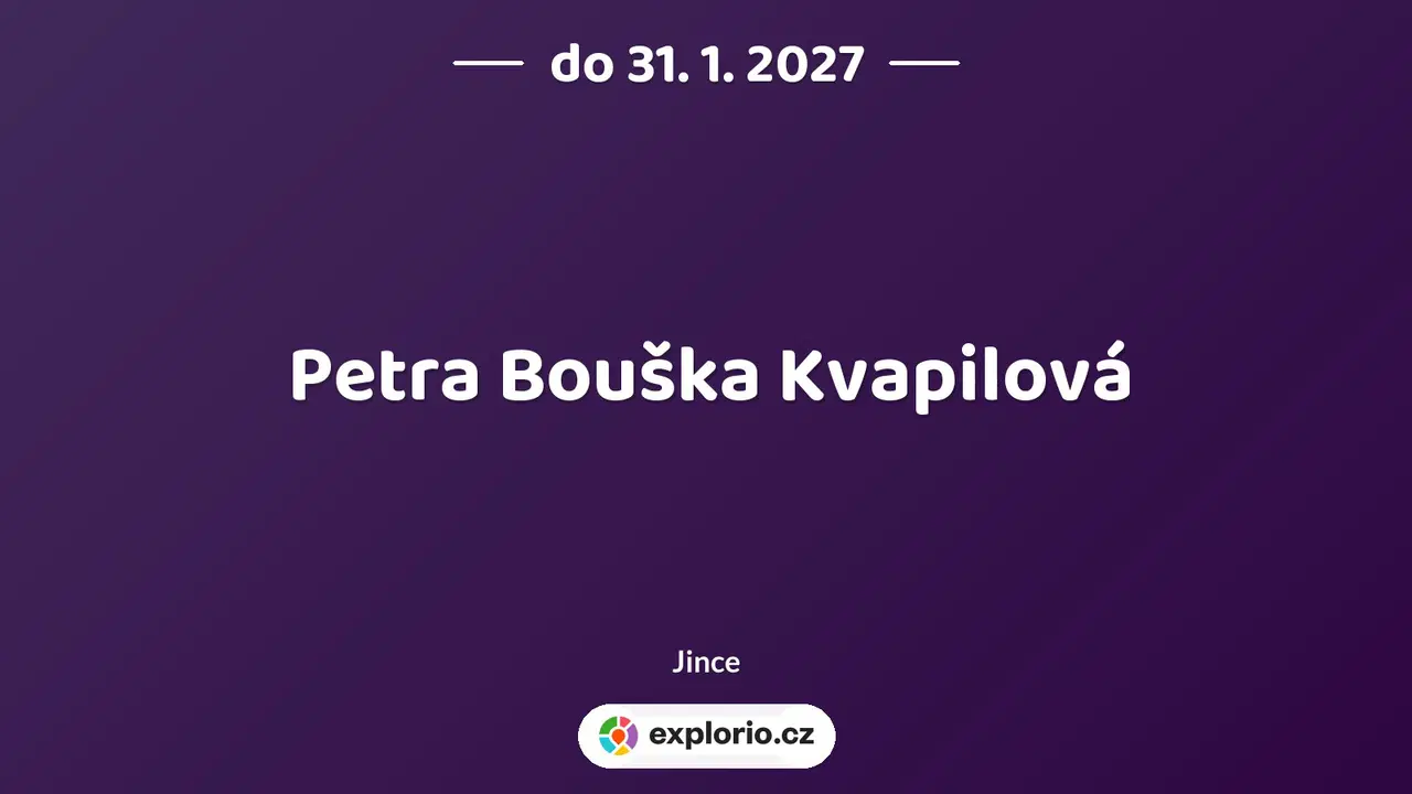 Petra Bouška Kvapilová – prohlídky a Muzea, Jince