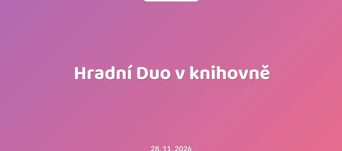 Hradní Duo v knihovně – divadlo, Hudba a Kino, Rakovník