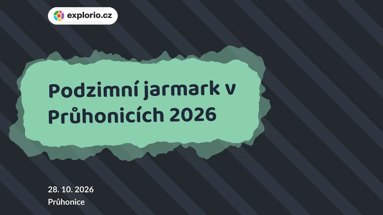 Podzimní jarmark v Průhonicích 2026 – festivaly a Slavnosti, Průhonice