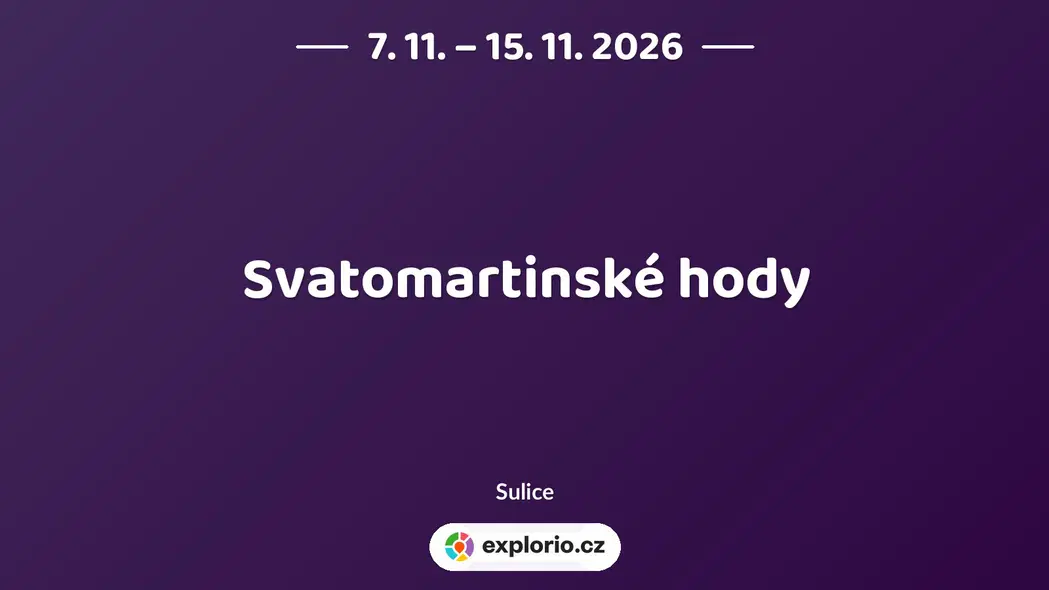 Svatomartinské hody – festivaly a Slavnosti, Sulice