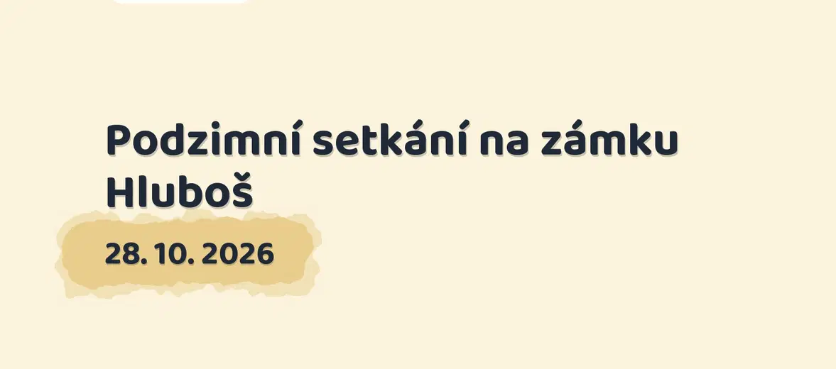 Podzimní setkání na zámku Hluboš – festivaly a Slavnosti, Hluboš