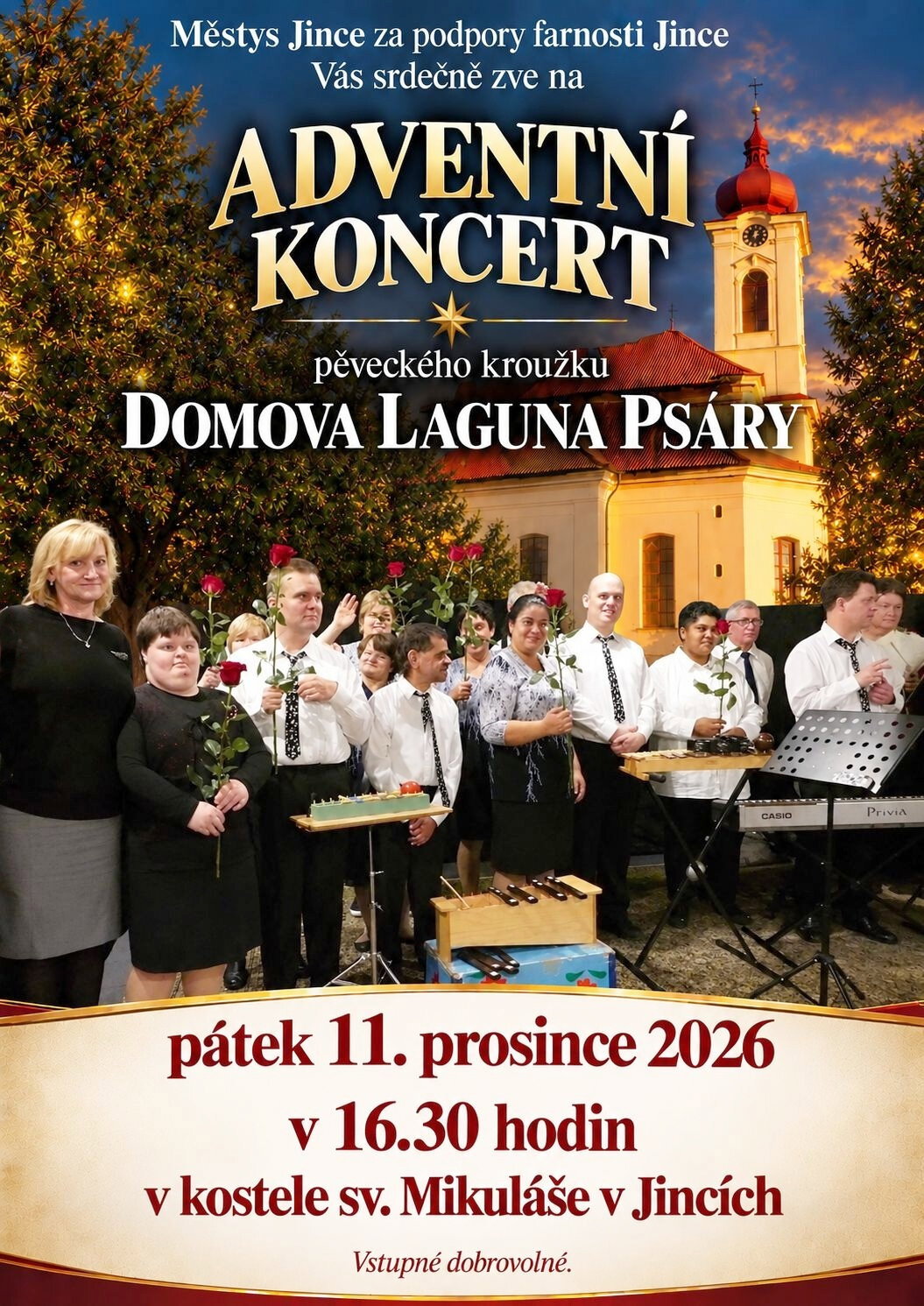 Adventní koncert v Jincích – divadlo, Hudba a Kino, Jince – fotka 2