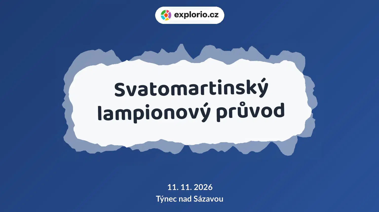 Svatomartinský lampionový průvod – festivaly a Slavnosti, Týnec nad Sázavou
