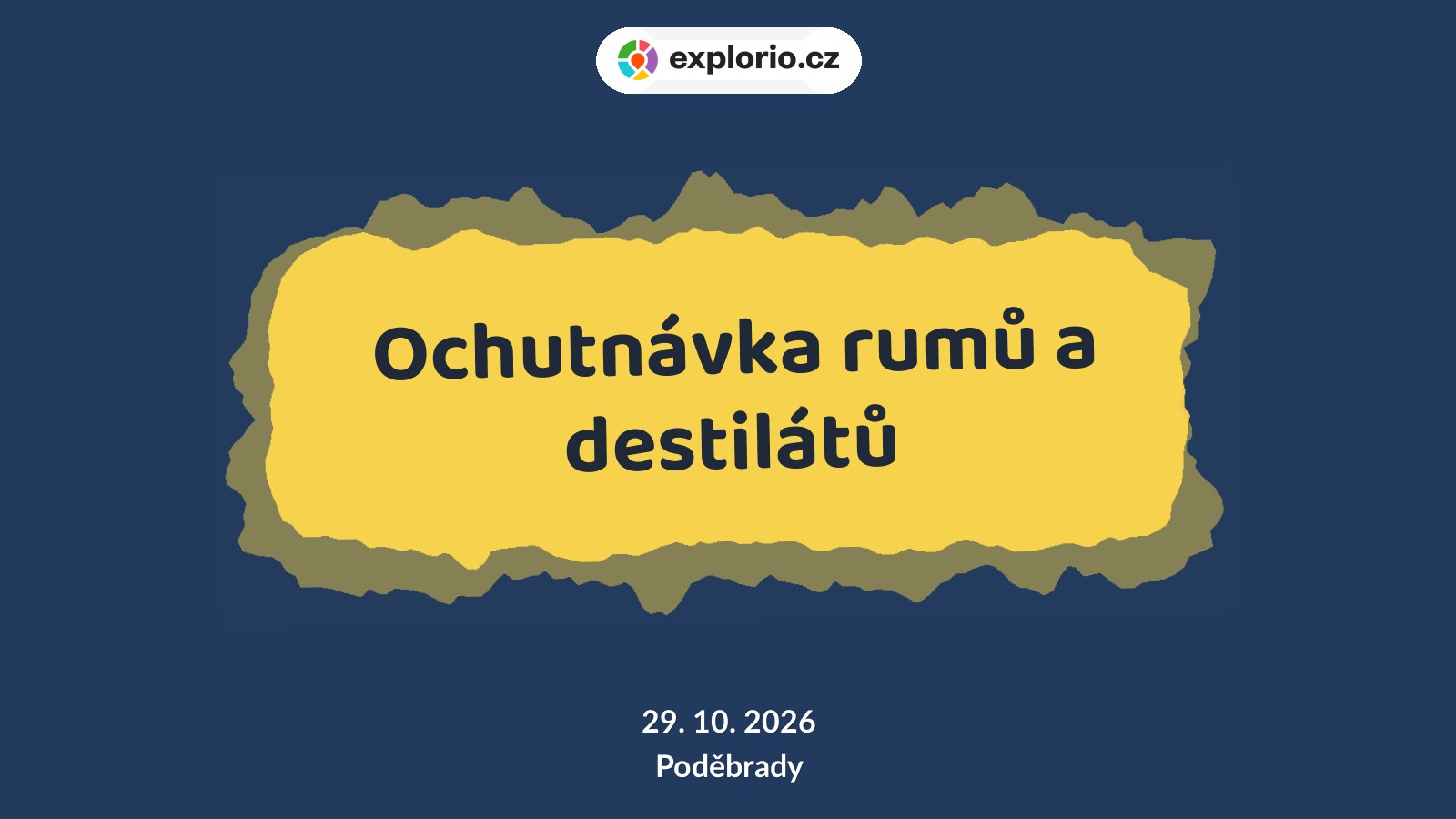 Ochutnávka rumů a destilátů – divadlo, Hudba a Kino, Poděbrady