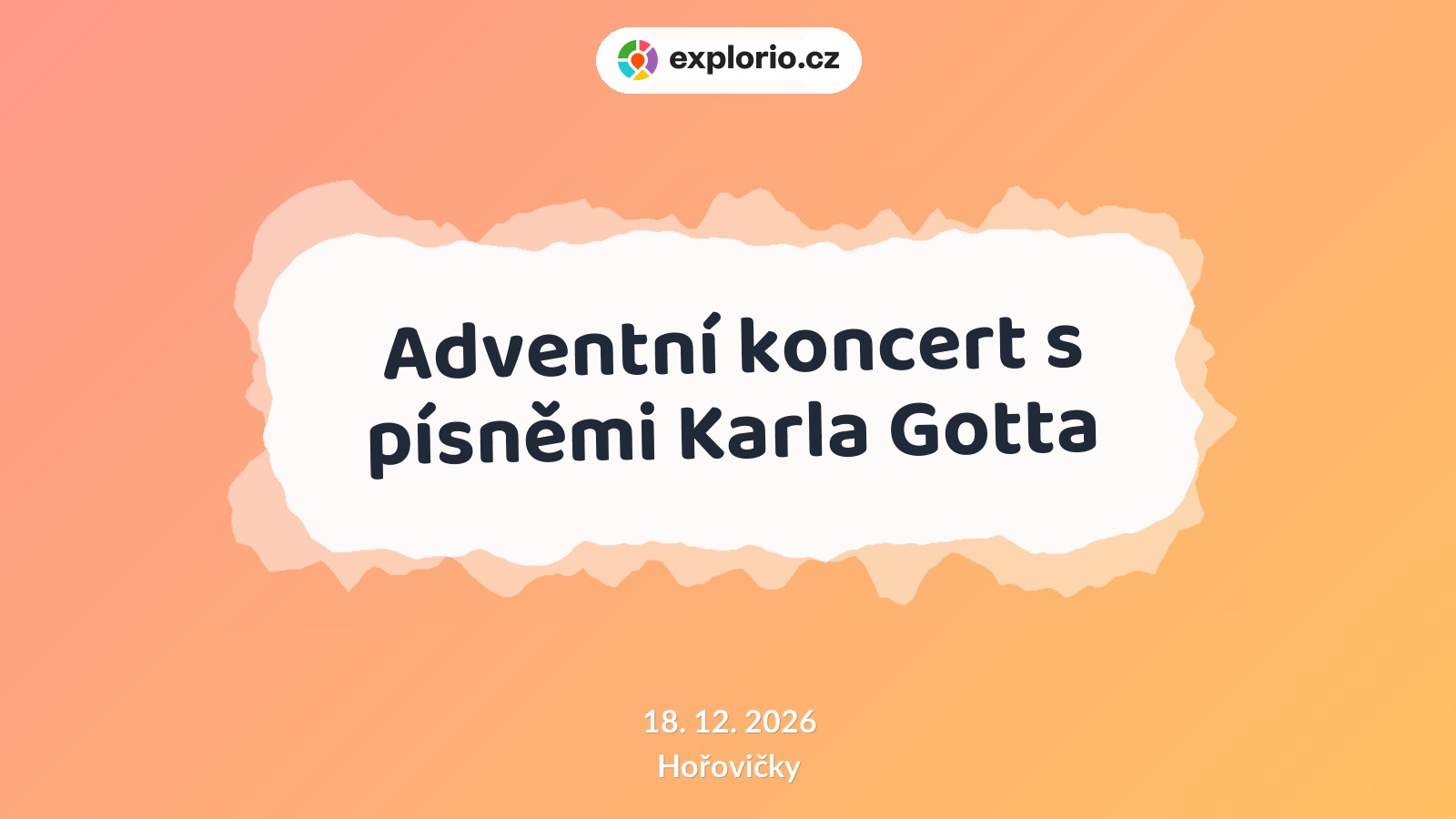 Adventní koncert s písněmi Karla Gotta – divadlo, Hudba a Kino, Hořovičky