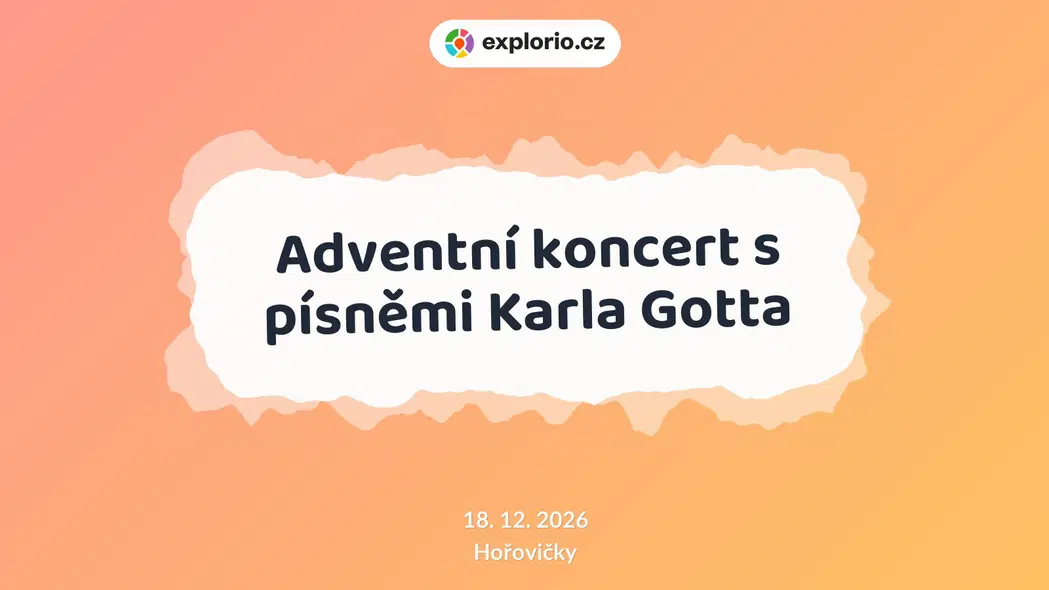 Adventní koncert s písněmi Karla Gotta – divadlo, Hudba a Kino, Hořovičky