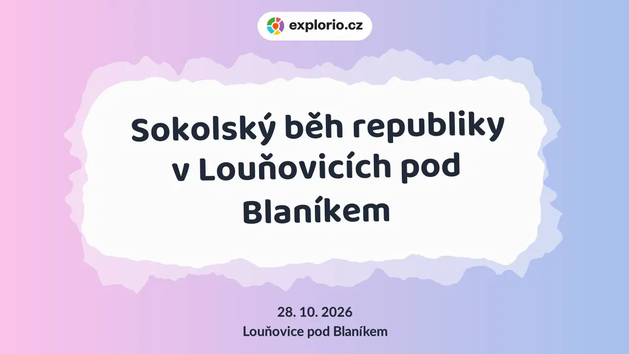 Sokolský běh republiky v Louňovicích pod Blaníkem – sport a Pohyb, Louňovice pod Blaníkem