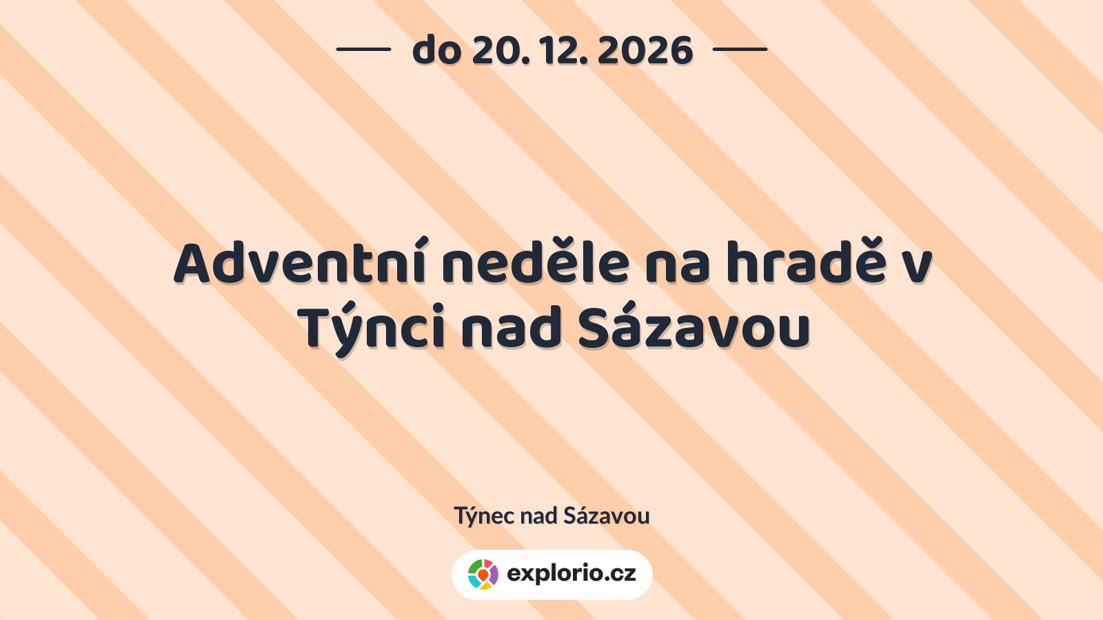 Adventní neděle na hradě v Týnci nad Sázavou – festivaly a Slavnosti, Týnec nad Sázavou