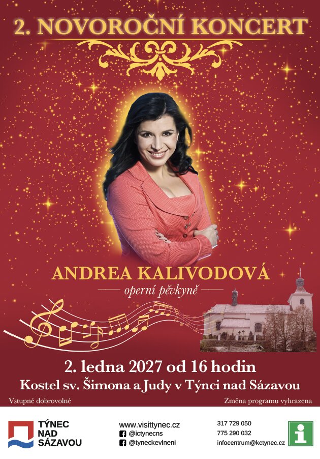 2. Novoroční koncert – divadlo, Hudba a Kino, Týnec nad Sázavou – fotka 2