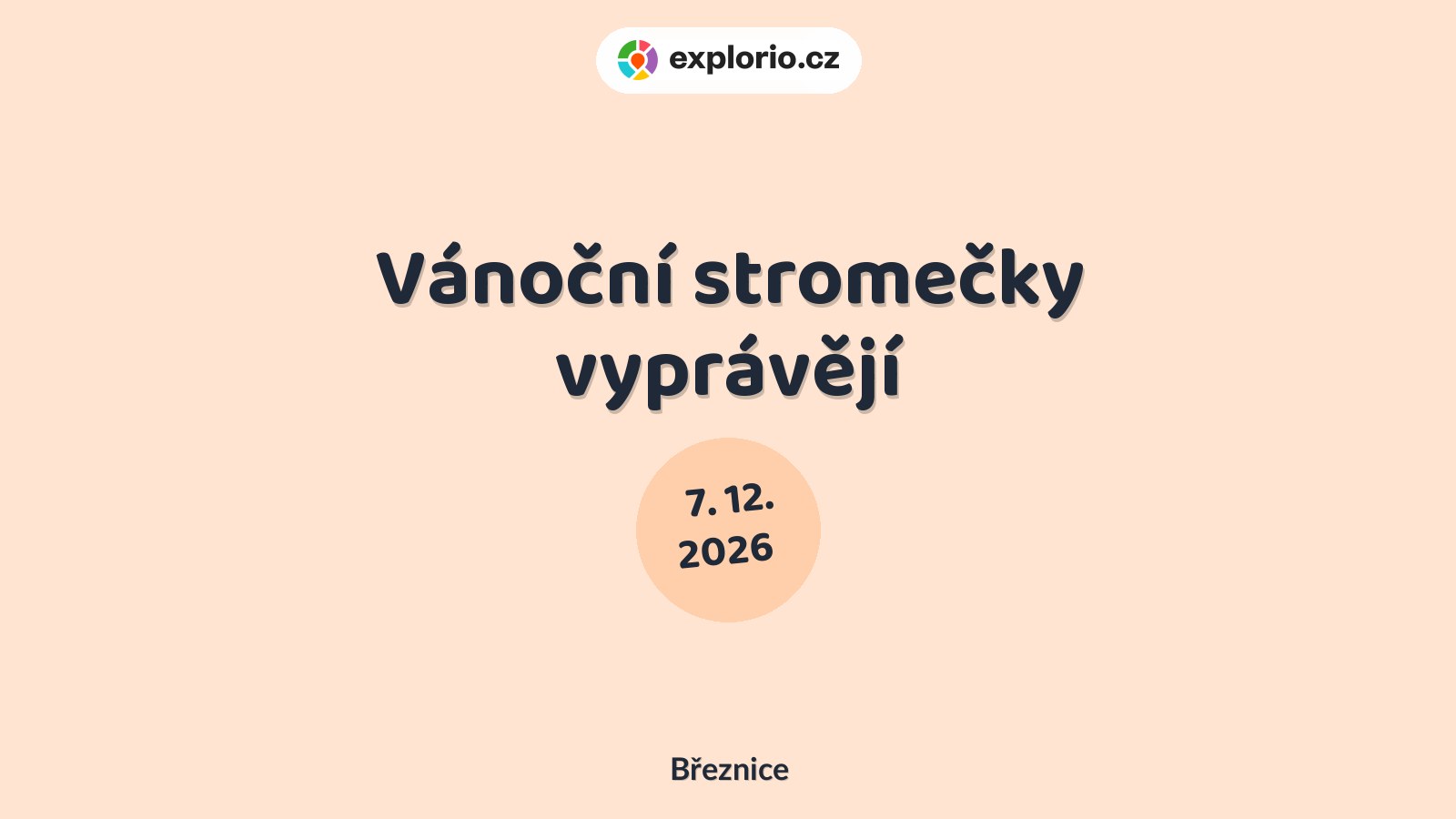 Vánoční stromečky vyprávějí – prohlídky a Muzea, Březnice