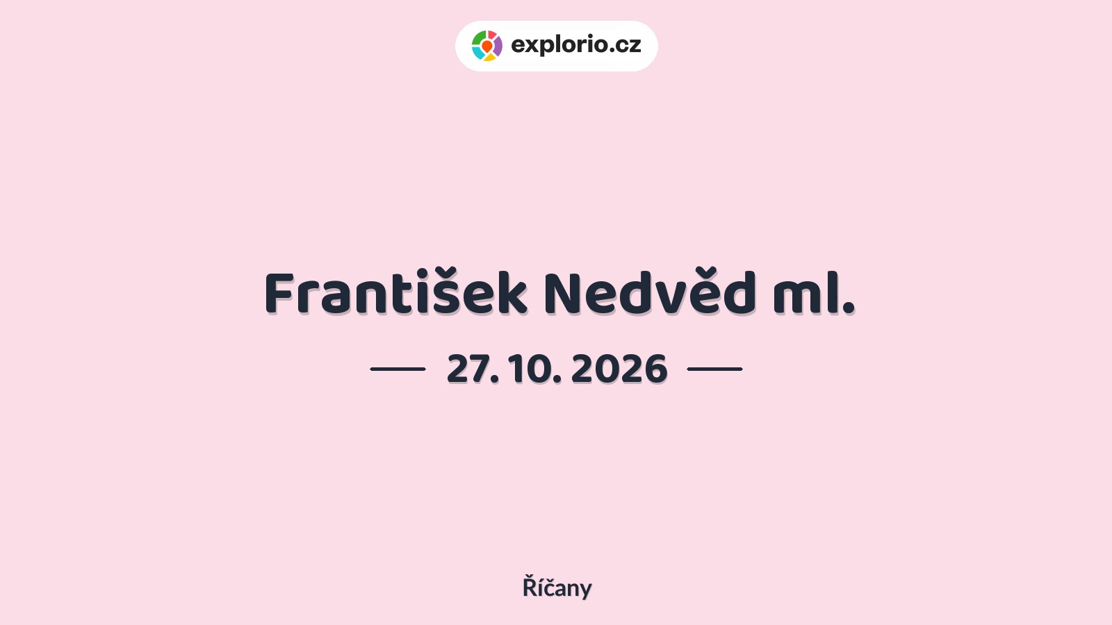 František Nedvěd ml. – divadlo, Hudba a Kino, Říčany