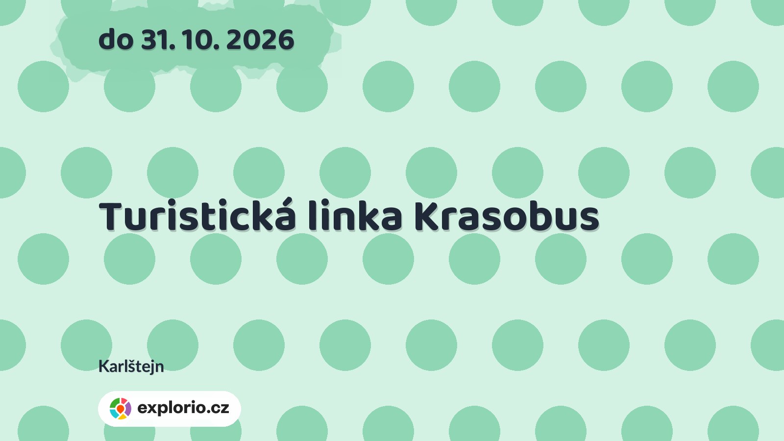 Turistická linka Krasobus – prohlídky a Muzea, Karlštejn