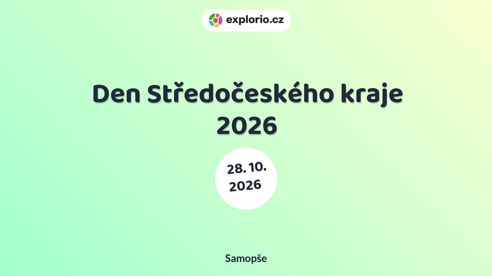 Den Středočeského kraje 2026 – prohlídky a Muzea, Samopše