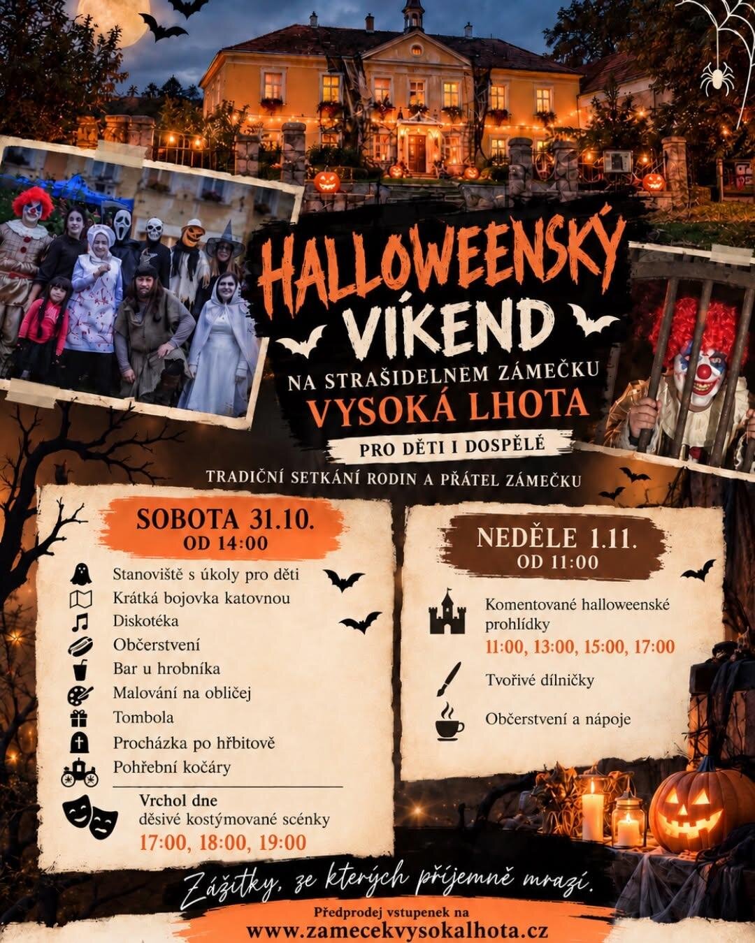 Halloween na zámečku Vysoká Lhota – festivaly a Slavnosti, Čerčany – fotka 2