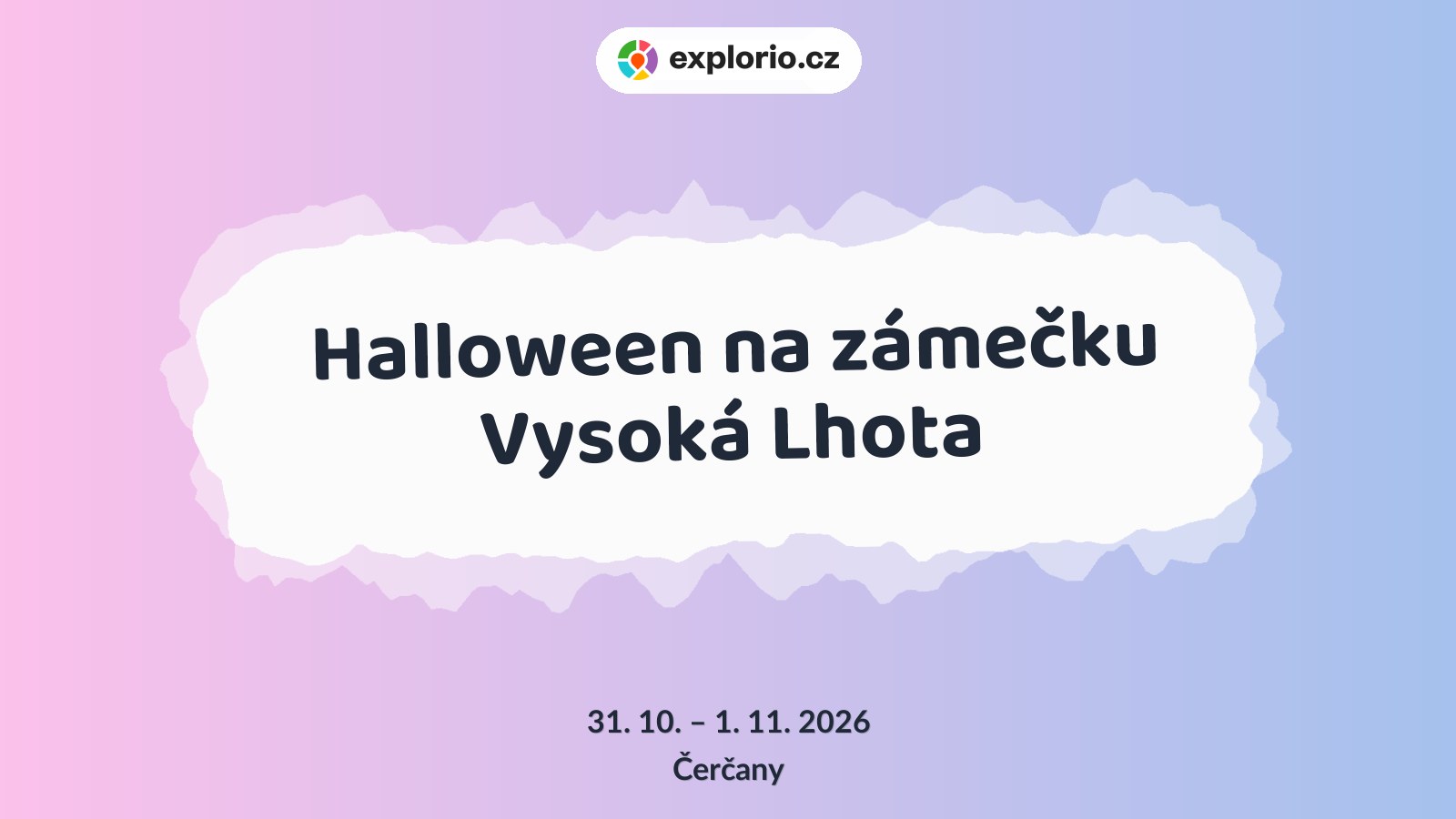 Halloween na zámečku Vysoká Lhota – festivaly a Slavnosti, Čerčany
