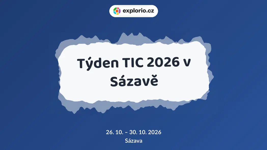 Týden TIC 2026 v Sázavě – prohlídky a Muzea, Sázava