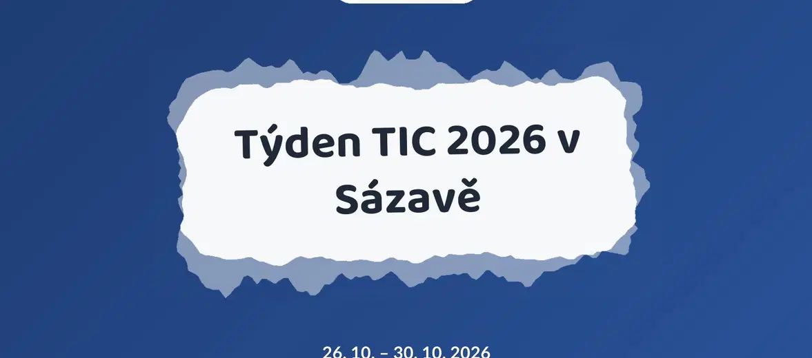 Týden TIC 2026 v Sázavě – prohlídky a Muzea, Sázava