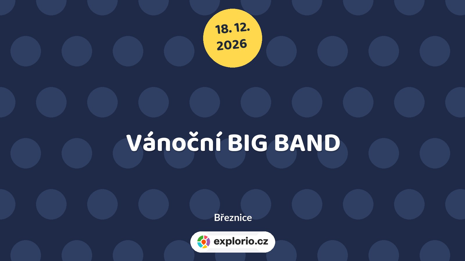Vánoční BIG BAND – divadlo, Hudba a Kino, Březnice