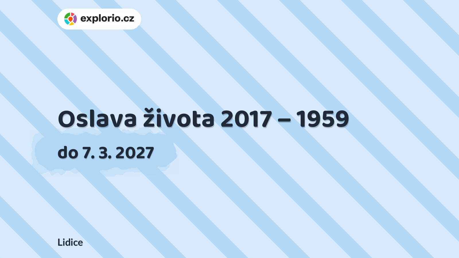 Oslava života 2017 – 1959 – prohlídky a Muzea, Lidice