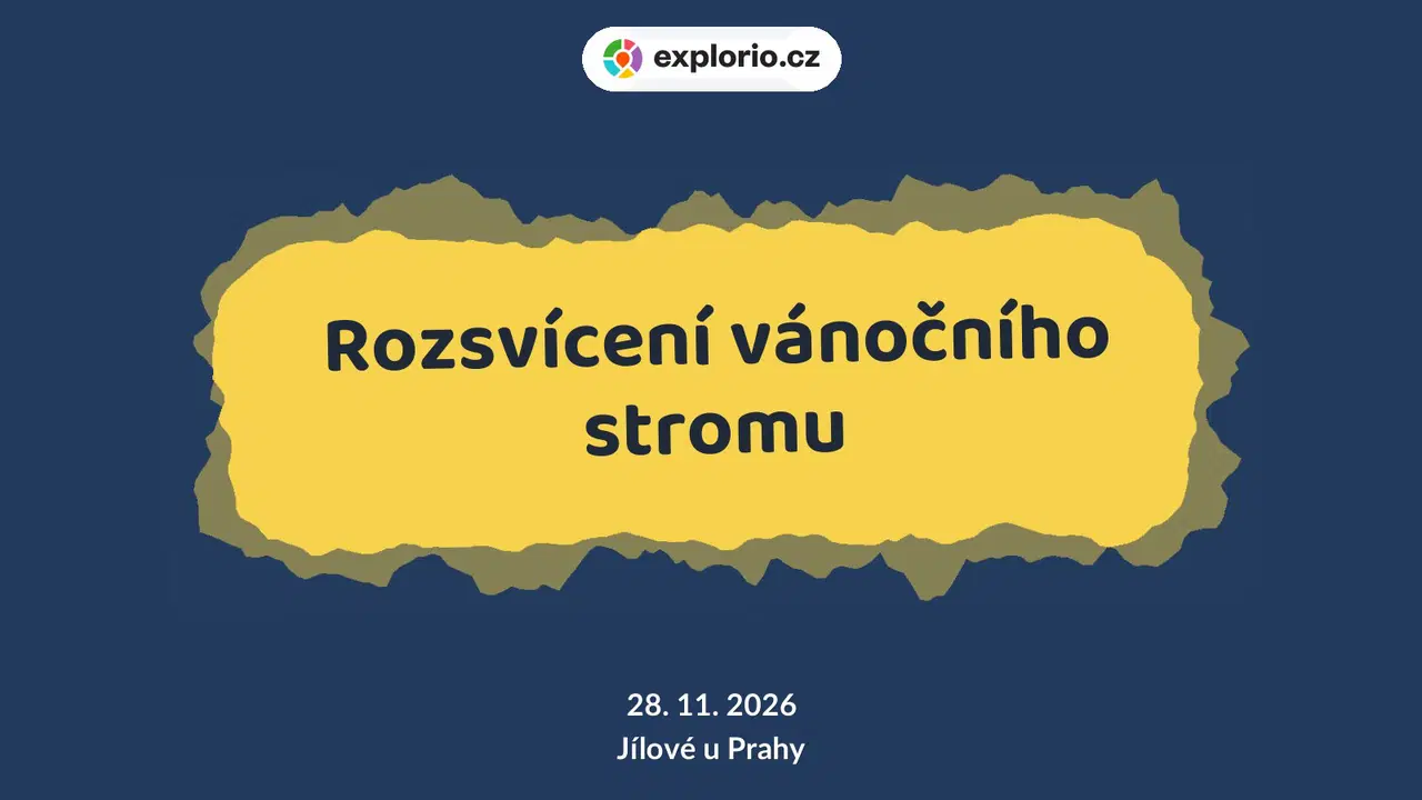 Rozsvícení vánočního stromu – festivaly a Slavnosti, Jílové u Prahy