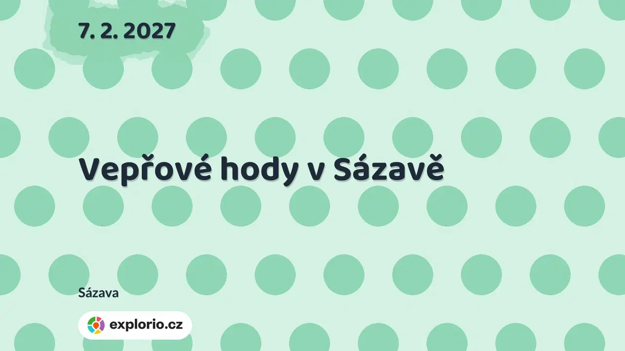 Vepřové hody v Sázavě – festivaly a Slavnosti, Sázava