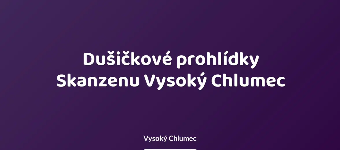 Dušičkové prohlídky Skanzenu Vysoký Chlumec – prohlídky a Muzea, Vysoký Chlumec