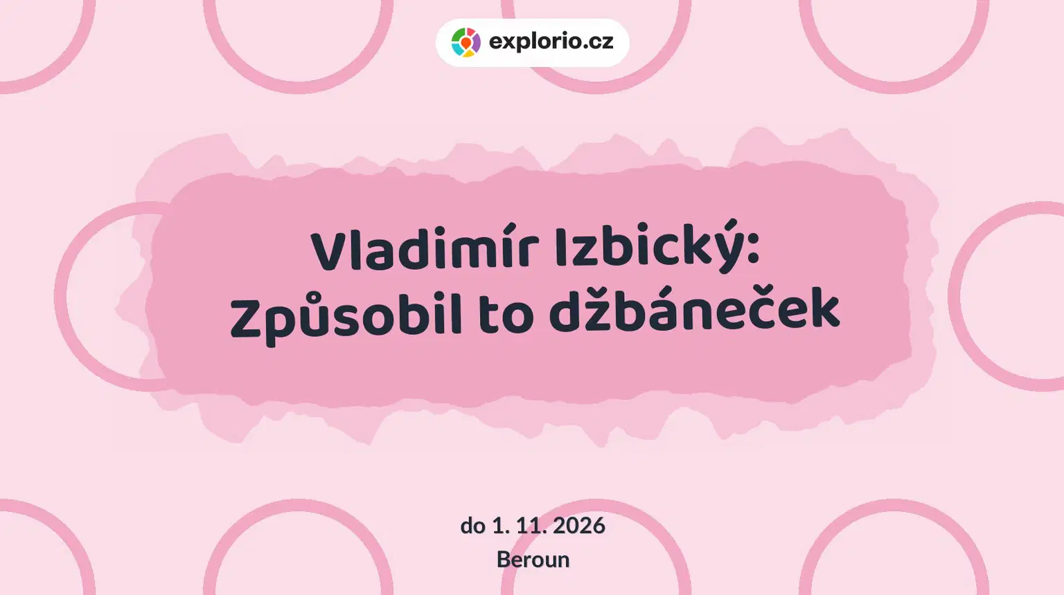 Vladimír Izbický: Způsobil to džbáneček – prohlídky a Muzea, Beroun