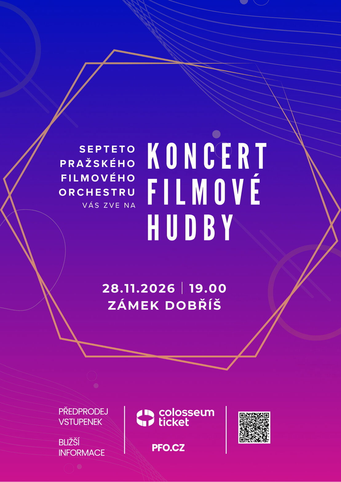 Koncert filmové hudby – divadlo, Hudba a Kino, Dobříš – fotka 2