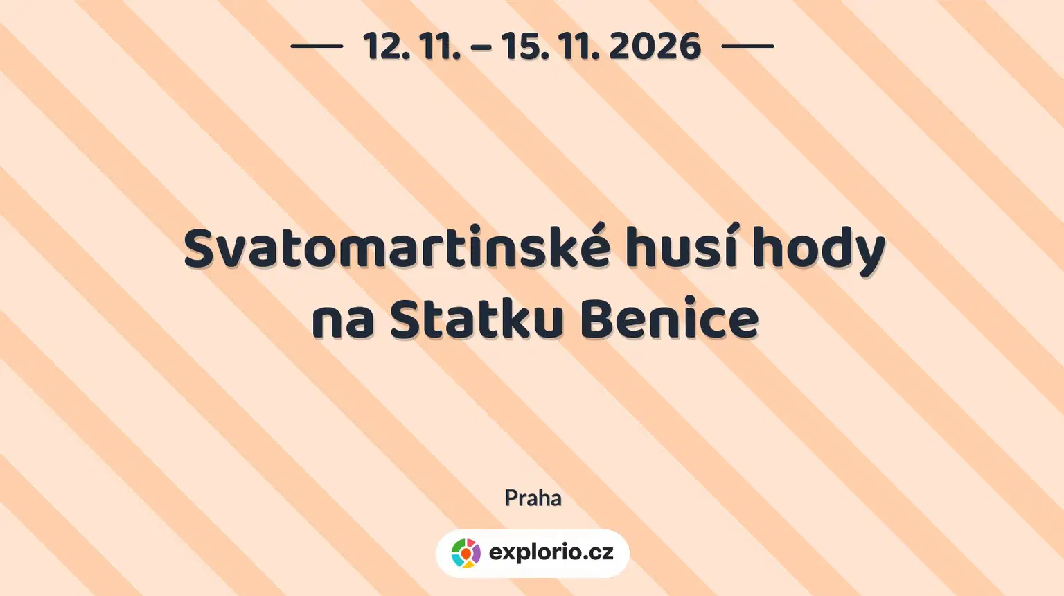 Svatomartinské husí hody na Statku Benice – festivaly a Slavnosti, Praha