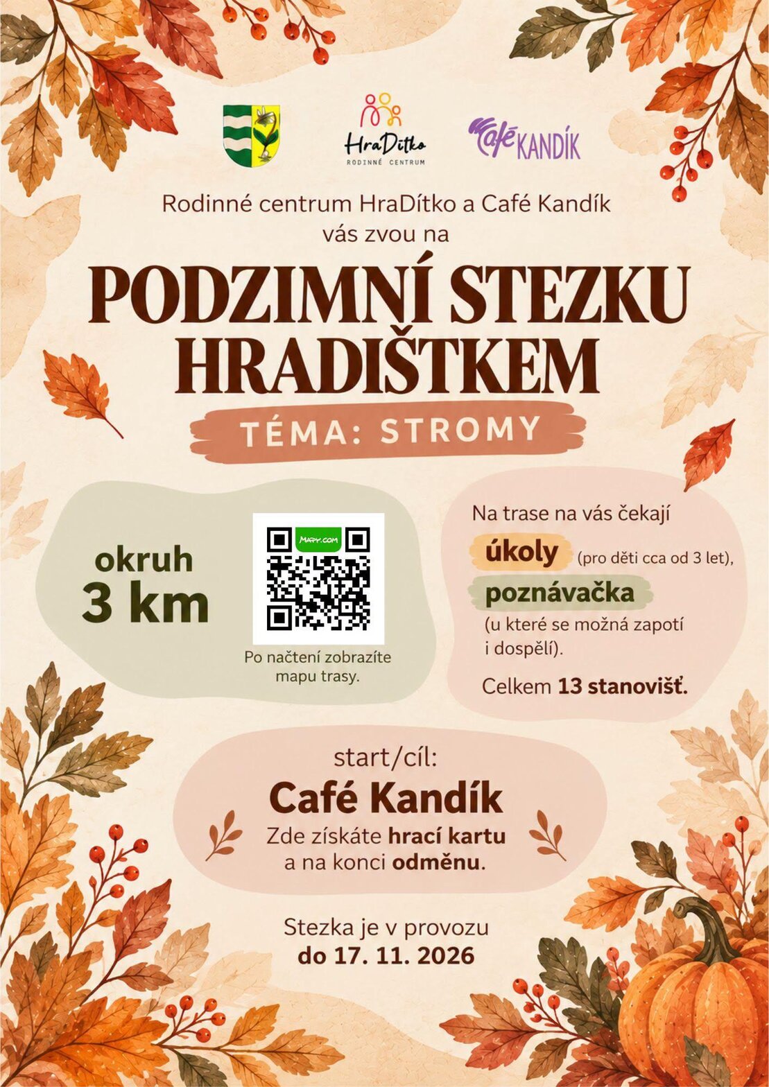 Podzimní stezka Hradištkem – sport a Pohyb, Hradištko – fotka 2
