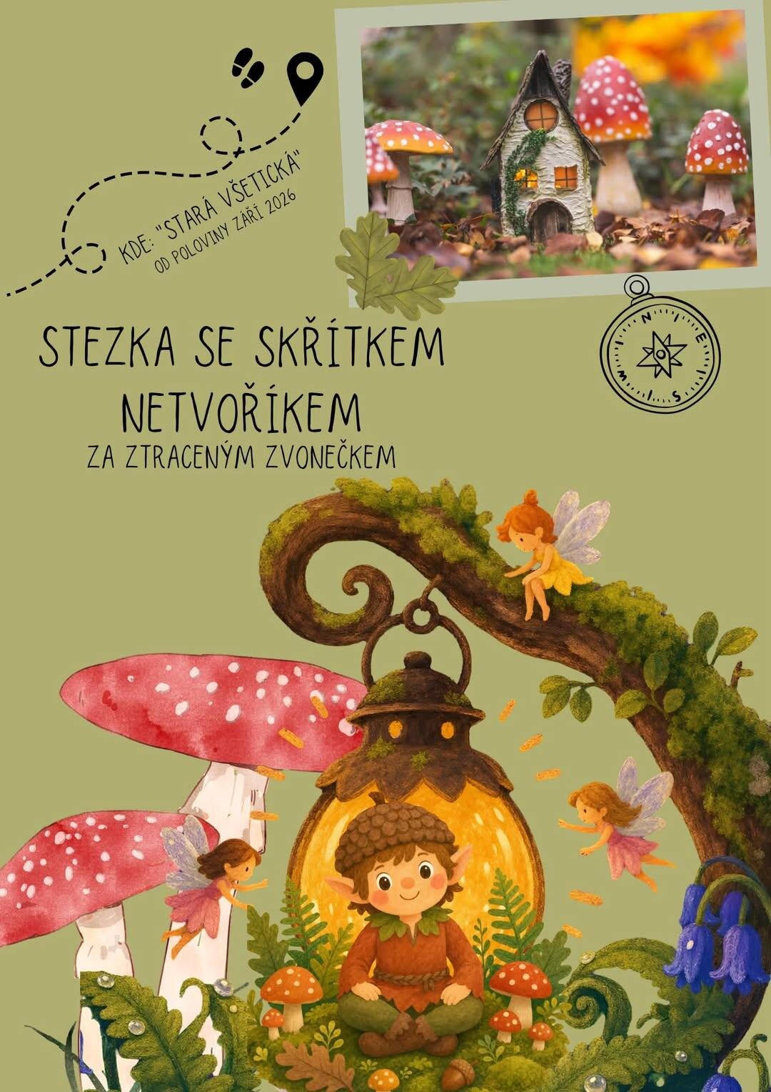 Stezka se skřítkem Netvoříkem: Za ztraceným zvonečkem – příroda a Zvířátka, Netvořice – fotka 2