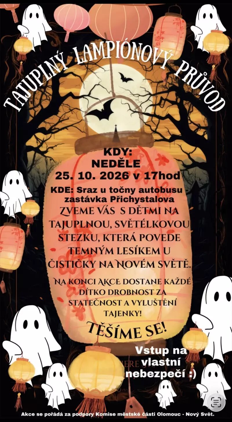 Tajuplný lampionový průvod na Novém Světě – festivaly a Slavnosti, Olomouc – fotka 2