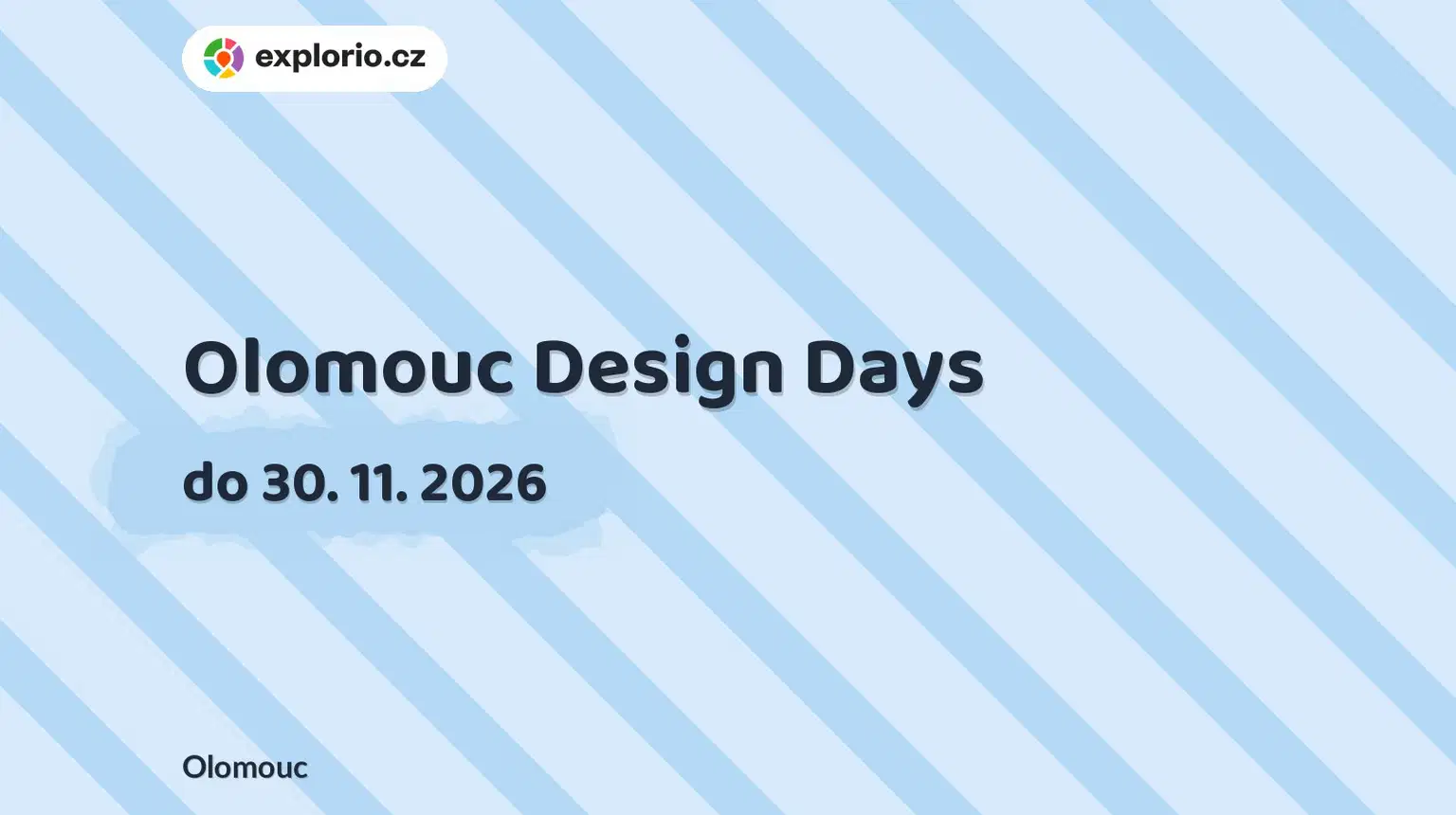 Olomouc Design Days – tvořivé dílny a Workshopy, Olomouc