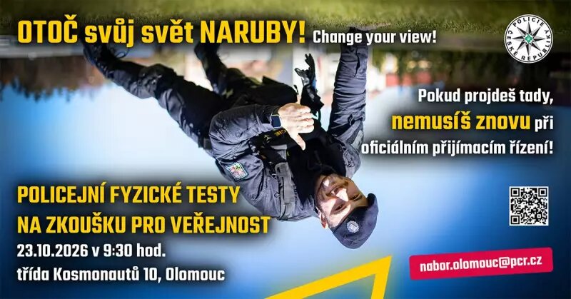 Policejní fyzické testy na zkoušku pro veřejnost – sport a Pohyb, Olomouc – fotka 2